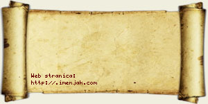 Vladislava Bzenić vizit kartica